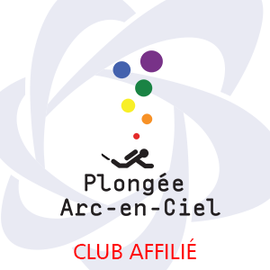 Logo Plongée Arc En Ciel